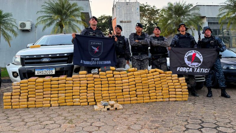 POLÍCIA MILITAR REALIZA GRANDE APREENSÃO DE DROGAS EM JI-PARANÁ